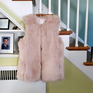 Faux fur vest
